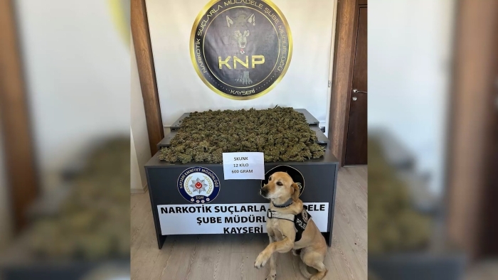 12 kilo 600 gram uyuşturucu el geçirildi